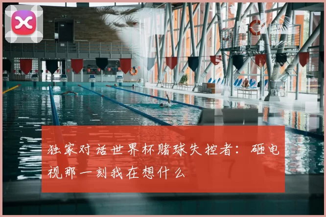 独家对话世界杯赌球失控者:砸电视那一刻我在想什么