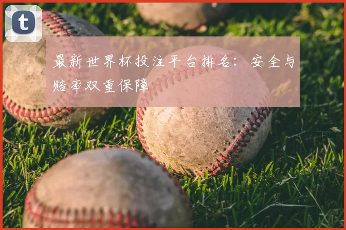 最新世界杯投注平台排名:安全与赔率双重保障