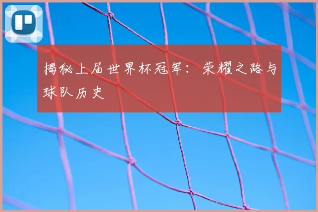 揭秘上届世界杯冠军:荣耀之路与球队历史