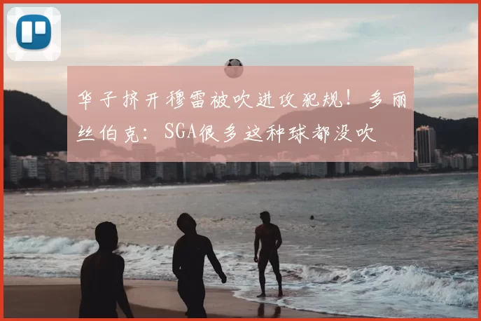 华子挤开穆雷被吹进攻犯规!多丽丝伯克:SGA很多这种球都没吹